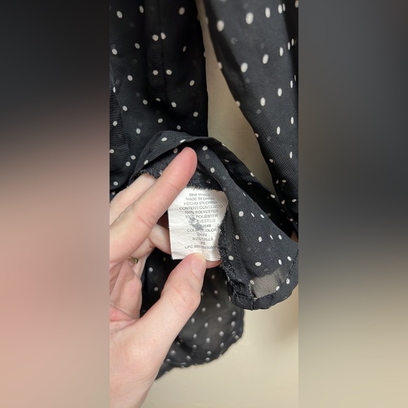 Lily Rose Sheer Polka-Dot Top🔥 - Picture 6 of 6